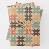 Blumen Muster Geschenkpapier - "Vintage Blossom" Set (Beispiel)