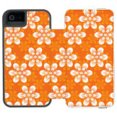 Blumen-Muster Incipio iPhone Geldbeutel-Hülle (Folio Geöffnet)