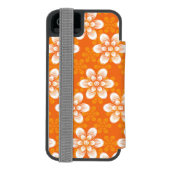 Blumen-Muster Incipio iPhone Geldbeutel-Hülle (Folio Rückseite)