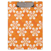 Blumen-Muster Klemmbrett (Vorderseite)