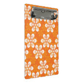 Blumen-Muster Mini Klemmbrett (Schrägansicht)