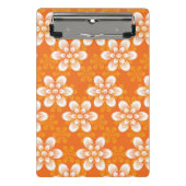 Blumen-Muster Mini Klemmbrett (Vorderseite)
