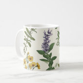 Blumen-Muster-Tasse Kaffeetasse (Vorderseite Links)