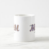 Blumen-MUTTER Benutzerdefinierter Name Elegantes S Kaffeetasse (Mittel)