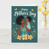 Blumen-Mutterschaftskarte Karte (Gelbe Blume)