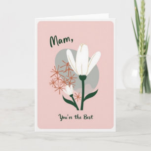 Blumen Muttertag Beste Mama Karte