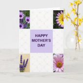 Blumen-Muttertag-Bildkarte Karte (Gelbe Blume)