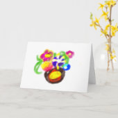 Blumen Muttertag Karte (Gelbe Blume)