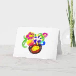 Blumen Muttertag Karte