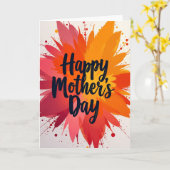 Blumen-Muttertag-Karte mit Ausbruchdesign Karte (Gelbe Blume)