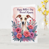 Blumen Muttertag Sighthound Karte (Gelbe Blume)