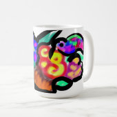Blumen Muttertag süß Kaffeetasse (VorderseiteRechts)