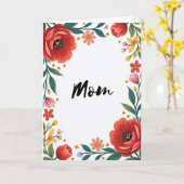 Blumen-Muttertag-Wunschkarte Karte (Gelbe Blume)