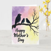 Blumen-Muttertags-Avian-Karte Karte (Gelbe Blume)