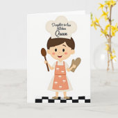 Blumen Muttertags Chef Karte (Gelbe Blume)
