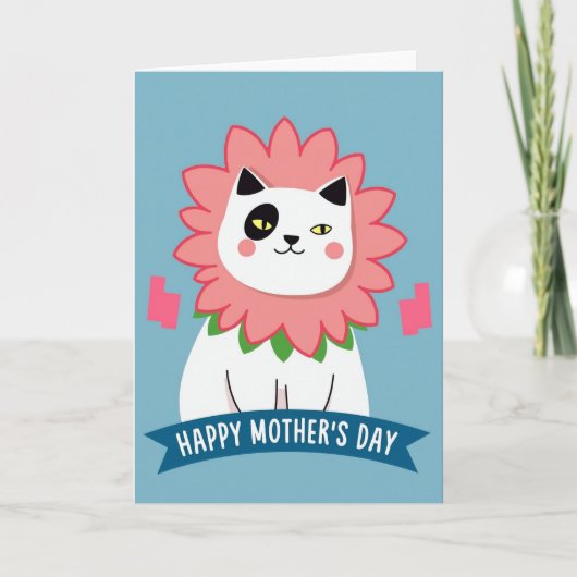 Blumen-Muttertags-Grußkarte Karte (Vorderseite)