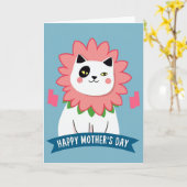 Blumen-Muttertags-Grußkarte Karte (Gelbe Blume)