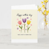 Blumen-Muttertags-Karte Karte (Gelbe Blume)