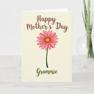 Blumen-Muttertags-Oma-Karte Karte