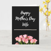 Blumen Muttertags-Skript Textkarte Karte (Gelbe Blume)