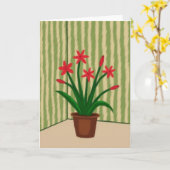Blumen-Muttertagspflanzenkarte Karte (Gelbe Blume)