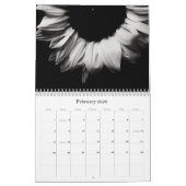 Blumen-Nahaufnahme-Reihe Kalender (Feb 2026)