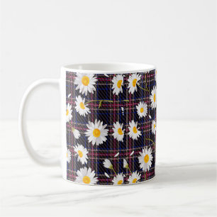 Blumen nahtloses Muster, Hintergrund im Jugendstil Kaffeetasse