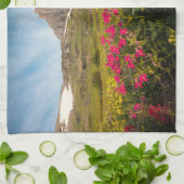 Blumen | Nationalpark des Gletschers von Montana Geschirrtuch (Gefaltet)