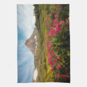 Blumen | Nationalpark des Gletschers von Montana Geschirrtuch (Vertikal)