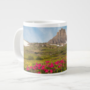 Blumen Nationalpark des Gletschers von Montana Jumbo-Tasse