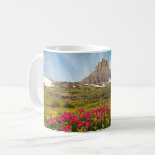 Blumen Nationalpark des Gletschers von Montana Kaffeetasse