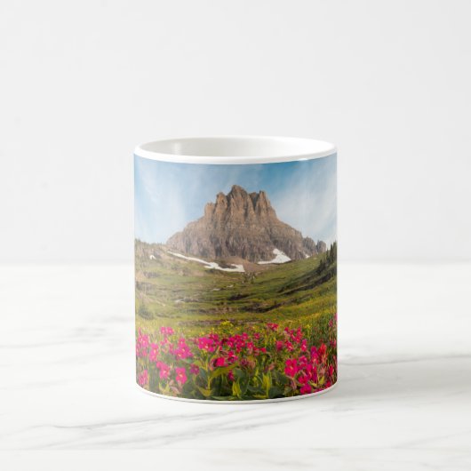Blumen | Nationalpark des Gletschers von Montana Kaffeetasse (Mittel)