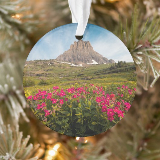 Blumen | Nationalpark des Gletschers von Montana Ornament (Baum)