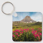 Blumen | Nationalpark des Gletschers von Montana Schlüsselanhänger (Vorderseite)