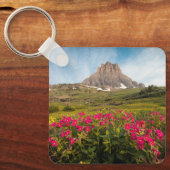 Blumen | Nationalpark des Gletschers von Montana Schlüsselanhänger (Vorderseite)