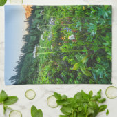 Blumen | Nationalpark Rainier Geschirrtuch (Gefaltet)