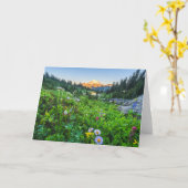 Blumen | Nationalpark Rainier Karte (Gelbe Blume)