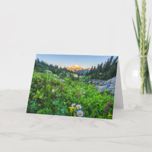Blumen Nationalpark Rainier Karte