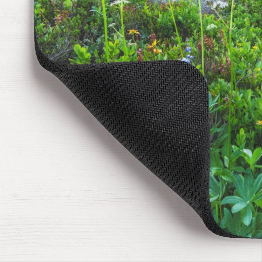 Blumen | Nationalpark Rainier Mousepad (Ecke)