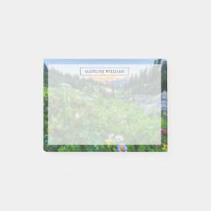 Blumen Nationalpark Rainier Post-it Klebezettel