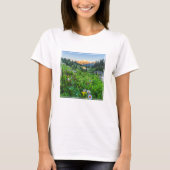 Blumen | Nationalpark Rainier T-Shirt (Vorderseite)