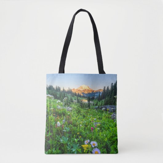 Blumen | Nationalpark Rainier Tasche (Vorderseite)