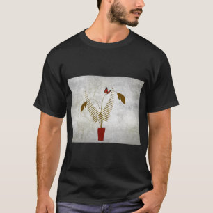 Blumen Natur Blätter Kunst T-Shirt