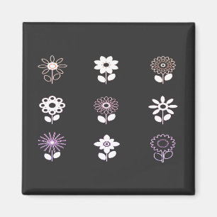 Blumen, Natur, Blumen Icons Magnet