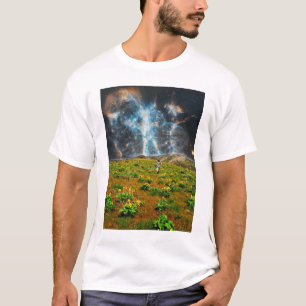 Blumen-Nebelfleck T-Shirt