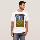 Blumen-Nebelfleck T-Shirt (Vorne ganz)