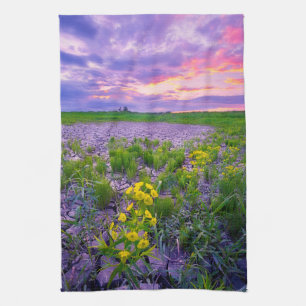 Blumen North Dakota Red River Valley Geschirrtuch