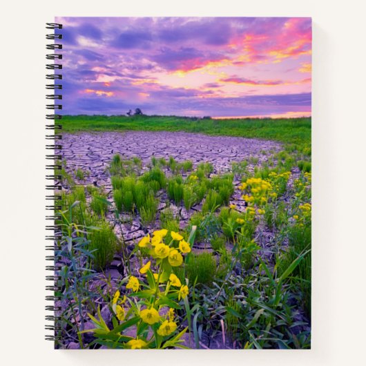 Blumen | North Dakota Red River Valley Notizblock (Vorderseite)