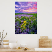 Blumen | North Dakota Red River Valley Poster (Küche)
