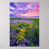 Blumen | North Dakota Red River Valley Poster (Vorne)